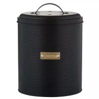 Контейнер для пищевых отходов Otto, объем 2,5 л, материал углеродистая сталь, цвет черный, Typhoon, 1401.168V