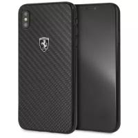 Чехол CG Mobile Ferrari Heritage Real Carbon Hard для iPhone XS Max, цвет Черный (FEHCAHCI65BK)