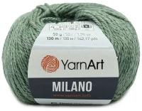 Пряжа для вязания YarnArt 'Milano' 50гр 130м (8% альпака, 20% шерсть, 8% вискоза, 64% акрил) (875 зеленый), 10 мотков