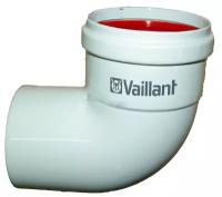 VAILLANT Отвод 90° DN 80 с уплотнением из силикона