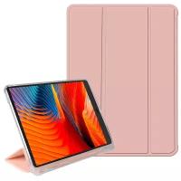 Чехол для планшета Apple iPad 9.7 (2017/2018) / iPad Air / iPad Air 2, с отделением для стилуса, из мягкого силикона, усиленные углы (пудровый)