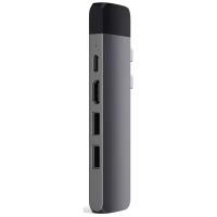 USB-концентратор Satechi Type-C Pro Hub Adapter with Ethernet (ST-TCPHE), разъемов: 3, space gray