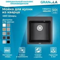 Мойка Granula 4651 46.5х51см черный