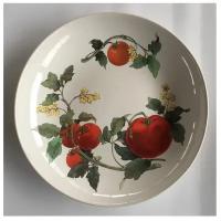 Блюдо керамическое сервировочное глубокое Ceramiche Noi Tomatoes, 34 см