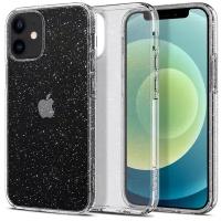 Чехол SPIGEN для iPhone 12 Mini - Liquid Crystal Glitter - Прозрачный кварц - ACS01741