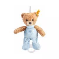 Мягкая игрушка Steiff Sleep Well Bear Music Box blue (Штайф Мишка Крепкий сон с музыкальной шкатулкой голубой 20 см)