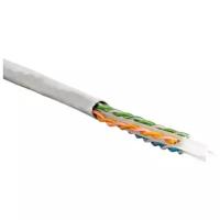 Hyperline Кабель UTP 4-C6-SOLID-GY-305 витая пара UTP (U/UTP) кат. 6 4х2х0.5 (23 AWG) ож (solid) PVC сер. (305м) (м) Hyperline 42047