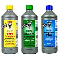 Комплект удобрений Hesi (Bloom Complex + Phosphorus Plus + TNT Complex) 3шт по 0,5л