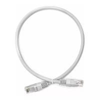 Патч-корд Lanmaster TWT-45-45-0.5/S-GY FTP вилка RJ-45-вилка RJ-45 кат.5е 0.5м серый ПВХ (уп:1шт)