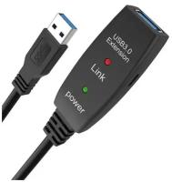 Кабель-адаптер USB3.0-repeater, удлинительный активный Af> 5м Aopen/qust