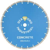 Алмазный диск отрезной 350х25,4 мм Сегментный DIDC350 Diamond Industrial по бетону и кирпичу