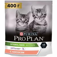 Сухой корм для котят Pro Plan Sterilised для стерилизованных котят с лососем 400 г