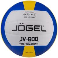 Волейбольный мяч Jogel JV-600 голубой/желтый