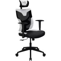 Компьютерное кресло AeroCool Guardian игровое, обивка: текстиль/искусственная кожа, цвет: Azure White
