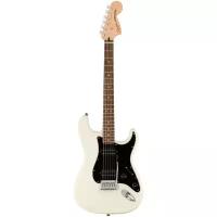 FENDER (C) SQUIER Affinity Stratocaster HH LRL OLW электрогитара, цвет белый