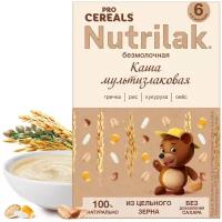 Каша Nutrilak Procereals безмолочная мультизлаковая, цельнозерновая, без сахара, с 6 месяцев, 200 г