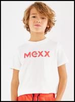 Футболка для мальчиков MEXX Logo; цвет Off white; р.122-128