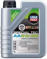 Моторное масло Liqui Moly Special Tec AA 5W-20 Sm,ilsac Gf-4, НС-синтетическое, 1л