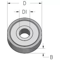 Шарикоподшипник опорный 1910180 D1 1/8, d1/2, B5/16 Â