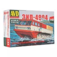 AVD Models Сборная модель AVD Шнекороторный снегоболотоход ЗИЛ-4904, 1/43 - 1351AVD