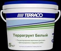 TERRACO TERRAGRUNT WHITE грунт проникающий, пигментированный, белый колеруемый (5кг)