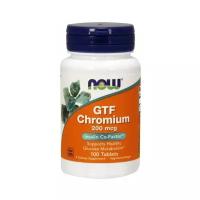 Now GTF Chromium ГТФ Хрома пиколинат 200mcg 100 таблеток