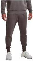 Брюки джоггеры Under Armour Rival Fleece Joggers, размер XXL, серый, черный