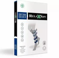 Relaxsan Гольфы Cotton Socks с хлопком 1 кл комп (унисекс) р.5 черный 1 уп