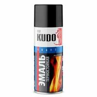 Краска термостойкая KUDO черная 520 мл аэрозоль