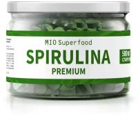 Спирулина (200г.) 400 таб. по 500 мг. прессованная в таблетках 200 гр, натуральная водоросль спирулина суперфуд
