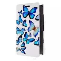 Кожаный чехол для Nokia Lumia 930 Armor Case - Book Type (Белый) (Дизайн 13)