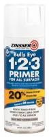 Универсальная грунтовка спрей Zinsser Bllus Eye 1-2-3 Spray, аэрозольный грунт стирол-акрилатный, строительный, матовый, 0.5 л, 0.379 кг, Белый