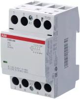 ABB Контактор ESB63-40N-06 модульный (63А АС-1, 4НО), катушка 230В AC/DC