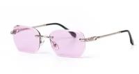 Солнцезащитные очки женские / Без оправы / Ультрафиолетовый фильтр / Защита UV400 / Чехол в подарок 090322218