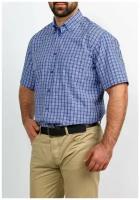Рубашка мужская короткий рукав CASINO Синий c225/0/1439/b/1