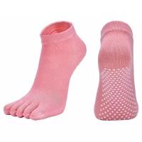 Носки для йоги Yoga Socks с раздельными пальцами нескользящие, размер 35-42