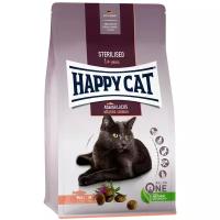 Корм сухой Happy Cat Adult Sterilised Атлантический лосось, для стерилизованных кошек и кастрированных котов 4кг