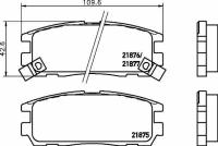 Колодки Тормозные Дисковые Задн. Slx Liebao Gel? Ndewagen Geschlossen Liebao Closed Off-Road Vehicle Mintex арт. MDB1698