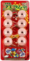 Японские конфеты-свистульки с игрушкой сюрпризом со вкусом клубники, CORIS, Япония