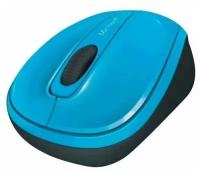 Мышь Microsoft Wireless Mobile Mouse 3500 Cyan Blue, голубой (gmf-00271)