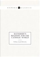 Battersby's registry for the Catholic world