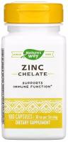 Nature's Way Zinc Chelate Хелат цинка 30 мг 100 капсул