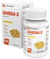 XL Omega 3 60%, рыбий жир Омега 3 концентрация 60%, EPA 330/DHA 220, 90 капсул