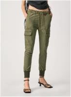 Брюки женские, Pepe Jeans London, артикул: PL211549, цвет: зеленый (684), размер: 25