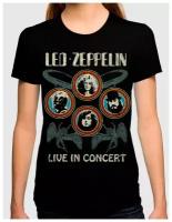 Футболка DreamShirts Led Zeppelin Женская черная