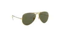 Солнцезащитные очки Ray-Ban Ray-Ban RB 3025 001/58 RB 3025 001/58, зеленый, желтый