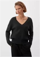 Пуловер, s.Oliver, артикул: 10.2.11.17.170.2120697 цвет: GREY/BLACK (9999), размер: 34