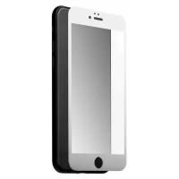 Защитное стекло на iPhone 6/6S, 3D матовый белый, тех. паке, X-CASE