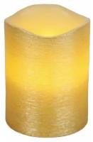 Свеча светодиодная LINDA с таймером, высота - 10 см, цвет - желтый, 068-51
