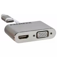 Адаптер-переходник PALMEXX USB-C (Type-c) to HDMI+VGA